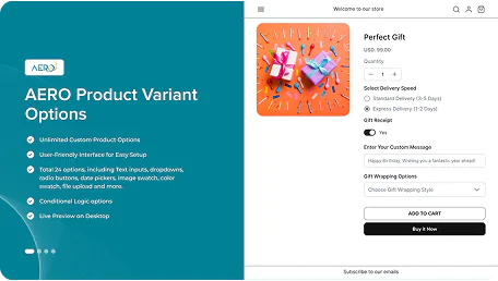 product variant shopify