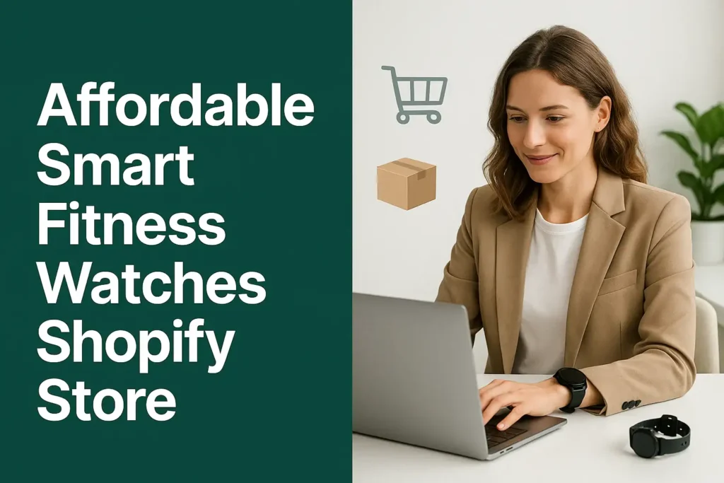 Affordable Smart Fitness Watches Shopify Store 2025