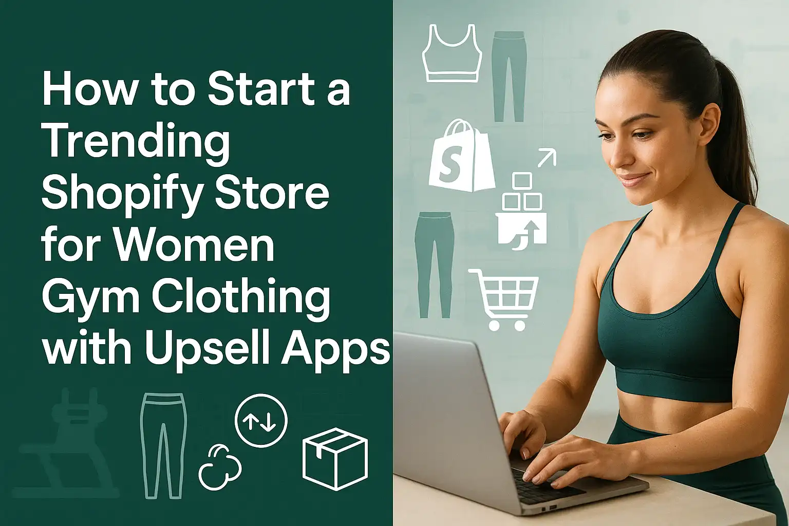How to Start a Trending Shopify Store for Women Gym Clothing with Upsell Apps