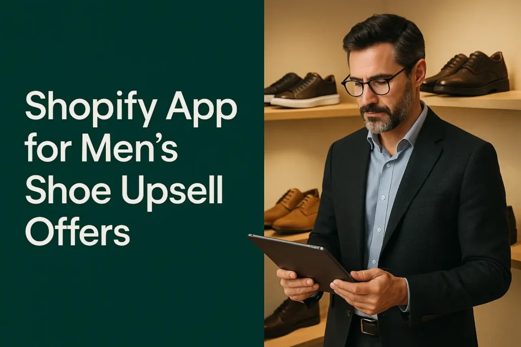 Shopify App for Men’s Shoe Upsell Offers