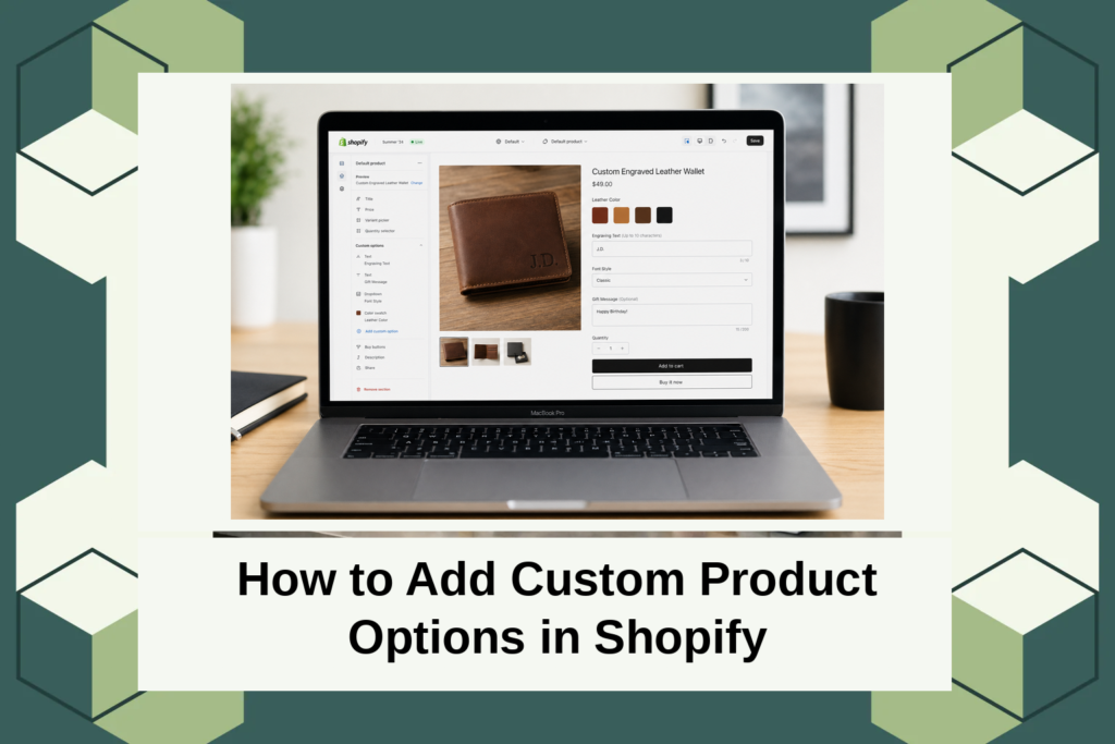 How to Add Custom Product Options in Shopify