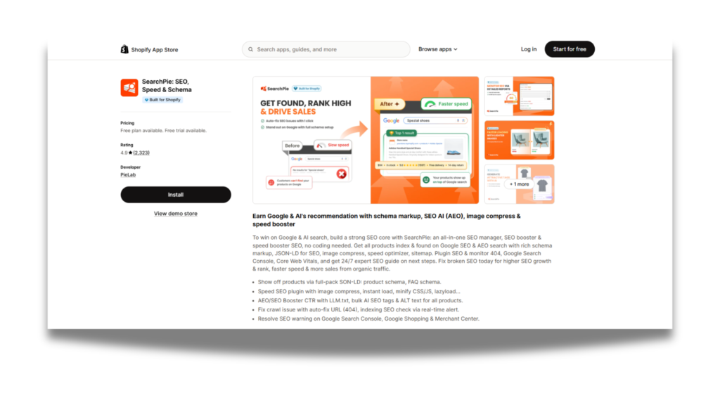 SearchPie SEO & Speed Optimize