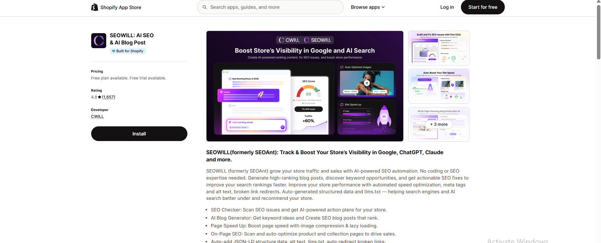 SEOWILL: AI SEO & AI Blog Post