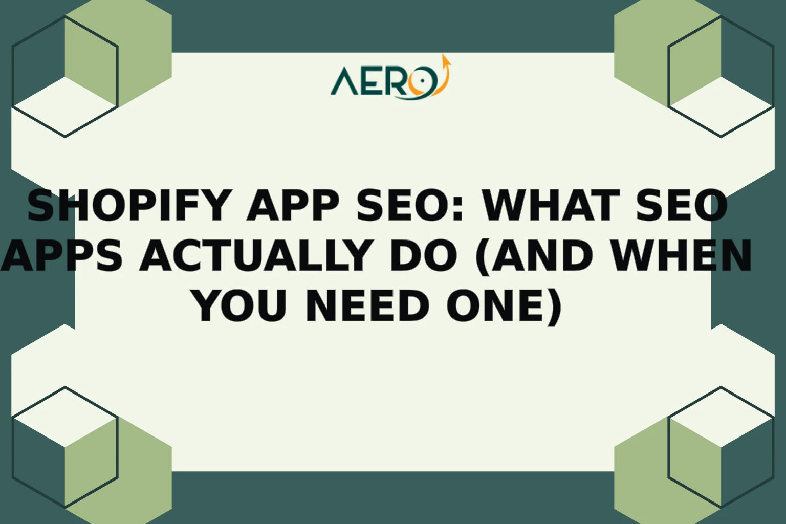 Shopify App SEO: What SEO Apps Actually Do (and When You Need One)